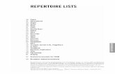 REPERTOIRE LISTS - 佰樂星英皇教育中心 · PDF file · 2014-03-20A brace is used in the repertoire lists to indicate instances where two or more items appear in the same volume,