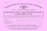 duplicate registration certificate - Chandigarh Transportchdtransport.gov.in/Forms/FilesRC/Duplicateregistrationcertificate.pdf · licence/pan card/Identity card or specimen signatures
