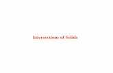 Intersections of Solids - Mechanical Engineering of Solids 1 . Whenever two or more solids combine, a definite curve is seen at their intersection. ... section of the horizontal cylinder