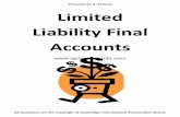 Limited Liability Final Accounts Title 4 · PDF fileProfit and loss account balance 1 April 2009 4 300 ... Explain the difference between authorised share capital and paid-up share