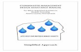 STORMWATER MANAGEMENT DESIGN ASSISTANCE MANUAL · PDF file · 2012-08-26STORMWATER MANAGEMENT ... Stormwater Best Management Practices aim to maintain water quality, ... sewer or