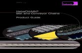 HabaCHAIN Slat and Conveyor Chains Product Guidebrennersales.com/Downloads/Habasit_Chain_Product_Guide.pdf · Slat and Conveyor Chains Product Guide ... Habasit offers the largest