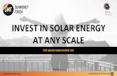 Pitch Deck - sunmoney.solarsunmoney.solar/SMT_ICO_PITCHdeck_v1_1.pdf · invest in solar energy at any scale  participate in the ico pitch deck v1.1 the solar farm backed ico