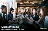 Microsoft Teams Pitch Deck (GA version)download.microsoft.com/documents/cs-cz/CVZ_PPT/05.pdf · Office 365: Designed for the unique workstyle of every group Complete Solution Office