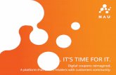 NAU. IT'S TIME FOR IT. · PDF fileNAU. IT'S TIME FOR IT. Digital coupons reimagined. A platform that unites retailers with customers community