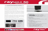 RAYMAX 50-HP PoE Datasheet v2 - wimax.pl · PDF filetechnical specifications part codes & distances distances rm50-10-poe raymax 50, 10° 850nm & integrated psu 60m (197ft) rm50-30-poe