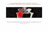 Psoas insufficiency and its role in sacroiliac dysfunction ...1].pdf · Psoas insufficiency and its role in sacroiliac dysfunction and low back pain Musculoskeletal Physiotherapy