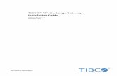 TIBCO API Exchange Gateway Installation · PDF fileChecking the TIBCO API Exchange Gateway Server Status ... Microsoft Visual C++ 2010 SP1 Redistributable ... Guidelines for TIBCO