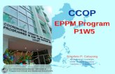 CCOP-Norway Cooperation Program for Enhancing … Committee for Geoscience Programmes in East and Southeast Asia (CCOP) EPPM Program Agreement between Norway & CCOP signed on 10 July