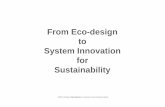 FEFrom Eco-didesign to System InnovationSystem … Eco-didesign to System InnovationSystem Innovation for Sustainability ... made by the Grameen Bank themade by the Grameen ... midf