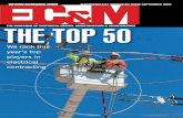THE MAGAZINE OF ELECTRICAL DESIGN, … MAGAZINE OF ELECTRICAL DESIGN, CONSTRUCTION & MAINTENANCE A PENTON PUBLICATION THE TOP 5O We rank this year’s top players in electrical