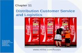 Distribution Customer Service and Logistics - Dr. Nghia's · PDF file · 2011-12-01Distribution Customer Service and Logistics ... (physical distribution) is such an important part