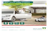 With AlAhli Lease Finance Get Tomorrow’s Car Today · PDF fileexperience with the National Commercial Bank, ... Contract Termination 16 ... if the customer’s relationship in the