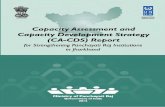 for Strengthening Panchayati Raj Institutions in … Assessment and CDS...for Strengthening Panchayati Raj Institutions in Jharkhand Capacity Assessment and Capacity Development Strategy
