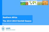 Southern Africa The 2014-2015 Rainfall Seasondocuments.wfp.org/stellent/groups/public/documents/ena/wfp270793.pdf · Southern Africa have been characterized by widespread rainfall