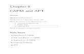 Chapter 8 CAPM and APT - people.hss.caltech.edupeople.hss.caltech.edu/~jlr/courses/BEM103/Readings/JWCh08.pdf · A model to price risky assets. E[˜r i]=? ... CAPM requires that in