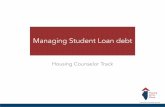 Managing Student Loan Debt - Housing Action · PDF fileManaging Student Loan debt ... Loan becomes delinquent when you fail to make a due payment; ... this causes the balance and interest