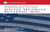 Annual Statistical Supplement, 2016 - Social Security ... Statistical Supplement, 2016 vii Effect of Current Earnings and Taxation of Benefits 2.A29 Earnings (retirement) test for