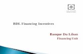 BDL Financing Incentives Banque Du   Financing Incentives Interest Subsidy Incentives 2009 Educational Loans Environmental Loans Housing Loans