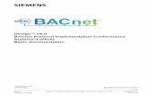 BACnet (PICS) Protocol Implementation Conformance · PDF file1/125 Siemens Desigo™ V6.0 BACnet Protocol Implementation Conformance Statement (PICS) CM110665en_10 Building Technologies
