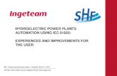 HYDROELECTRIC POWER PLANTS AUTOMATION USING … power... · SHF - Enhancing hydropower plants – Grenoble, April 9-11, 2014 HYDROELECTRIC POWER PLANTS AUTOMATION USING IEC 61850: