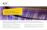 2017 proxy season preview - EY - United · PDF fileFor more articles like this, please visit ey.com/boardmatters 2017 proxy season preview January 2017 1. Board composition remains