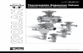 Thermostatic Expansion Valves - Parker Hannifin · PDF fileThermostatic Expansion Valves ... valve control. When system manufacturers ... refrigerant and oil boiling out of the trap