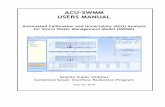 ACU-SWMM USERS MANUAL - seattle.govspu/@engineering/documents/... · ACU-SWMM USERS MANUAL Automated Calibration and Uncertainty (ACU) Analysis for Storm Water Management Model (SWMM)