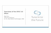 Overview of the ATSC 3.0 Effort 3-0 Overview - Boot Camp... · Overview of the ATSC 3.0 Effort Skip Pizzi, ... • Broadcast-independent ... Application Environment Standard w/Parts