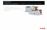 Medium voltage Service VM1/A/LR Addendum to VM1/A/P ... · PDF file– Check that all the installation, ... VM1/A/LR circuit-breakers are based on the version of ... Rated normal current