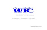 MDHHS/WIC Division Laboratory Procedure · PDF fileMDHHS/WIC Division Laboratory Procedure Manual ... staff with direction on performing hematology ... required to perform the quality