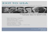 EXIT TO USA - exil. · PDF fileEXIT TO USA Concert ... Alexandre Tansman (1897-1986) Tansman, a Polish born composer and pianist, spent most of his life in France