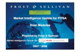 Market Intelligence Update for FITSA Door Modules · PDF fileMarket Intelligence Update for FITSA Door Modules ... Vehicle Manufacturer-Wise Penetration Analysis ... Technology Roadmap