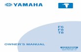 F6 F8 - Yamaha - Motorcycles, Snowmobiles, Boats ... · PDF fileF8 T8 OWNER’S MANUAL LIT-18626-07-06 60R-F8199-13 U.S.A.Edition. ZMU01690 Read this owner’s manual carefully before
