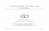 CONTROL & RELAY PANEL AND RELAY PANEL - Rev 2.pdf · TECHNICAL SPECIFICATION FOR CONTROL & RELAY PANEL ... and relay Board and protection relay panels inclusive of internal wiring