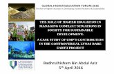 universities are unique communities within society; and ...umpir.ump.edu.my/12878/1/rare earth-ghef2016-badhrul.pdf · IN THE CONTROVERSIAL LYNAS RARE EARTH PROJECT ... and Development