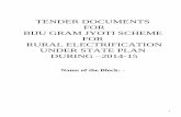 TENDER DOCUMENTS FOR BIJU GRAM JYOTI SCHEME …ordistportalcontent.nic.in/storeddata/tenders/ORIBLS_TENDER_ADV... · 1 tender documents for biju gram jyoti scheme for rural electrification
