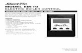 ELECTRIC BOILER CONTROL - s3. · PDF fileThe control regulates the boiler based upon setpoint, outdoor reset, and several options for external boiler control. Features: • Setpoint