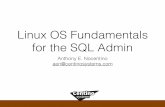 Linux OS Fundamentals for the SQL Admin - Centino · PDF fileLinux OS Fundamentals for the SQL Admin ... • Install SQL Server on Linux from Microsoft’s yum repository. ... •