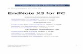 EndNote X3 for PC - Trinity College Dublin, the University ... Beginners Guide... · A Beginners Guide to Using EndNote X3 for PC Author ... What will you learn in this tutorial?