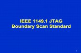 IEEE 1149.1 JTAG Boundary Scan Standard - ERNETisg/ADV-TESTING/SLIDES/5-JTAG.pdf · IEEE 1149.1 JTAG Boundary Scan Standard. 2 ... Test bus identical for various components ... free