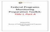 Federal Programs Monitoring Preparation Toolkitflrecruiter.org/files/15-16TitleIPartAMonitoringPreparationToolkit... · Federal Programs Monitoring Preparation ... filing tree for