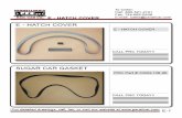 E - HATCH COVER - · PDF filee - hatch cover gaskets for round and trough hatch covers. torsion springs and other misc. hatch cover • items e - hatch cover to order: call: 800-521-2151
