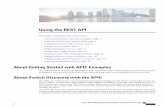 Using the REST API - · PDF fileValidating the Registered Switches Using the REST API Procedure ValidateswitchregistrationusingtheRESTAPI. Example: GET: https: ... Controllers(APICs)