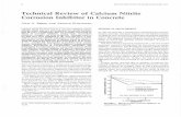 Technical Review of Calcium Nitrite Corrosion …onlinepubs.trb.org/Onlinepubs/trr/1989/1211/1211-003.pdfTechnical Review of Calcium Nitrite Corrosion Inhibitor in Concrete ... In