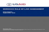 MOROCCO RULE OF LAW ASSESSMENTpdf.usaid.gov/pdf_docs/PNADT305.pdf · impact, given limited and ... Morocco Rule of Law Assessment ... adequately address institutional deficiencies