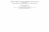 THE ORGANIZATION MANUAL - Southern Baptist … the organization manual of the southern baptist convention table of contents index of ministries ii