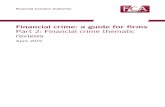 Financial crime: a guide for rms Part 2: Financial crime ... Conduct Authority April 2015 3 Financial crime: a guide for firms Part 2: Financial crime thematic reviews Contents 1 Introduction
