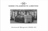 GINNI FILAMENTS LIMITED - Bombay Stock · PDF fileGINNI FILAMENTS LIMITED 2 NOTICE Notice is hereby given that the Twenty Eight Annual General Meeting of the Members of Ginni Filaments