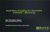 Real-time charging for OpenSIPS CGRateS - Workshopopensips.org/pub/events/...Chicago/...2015-CGRates.pdf · Real-time charging for OpenSIPS CGRateS - Workshop Dan Christian Bogos